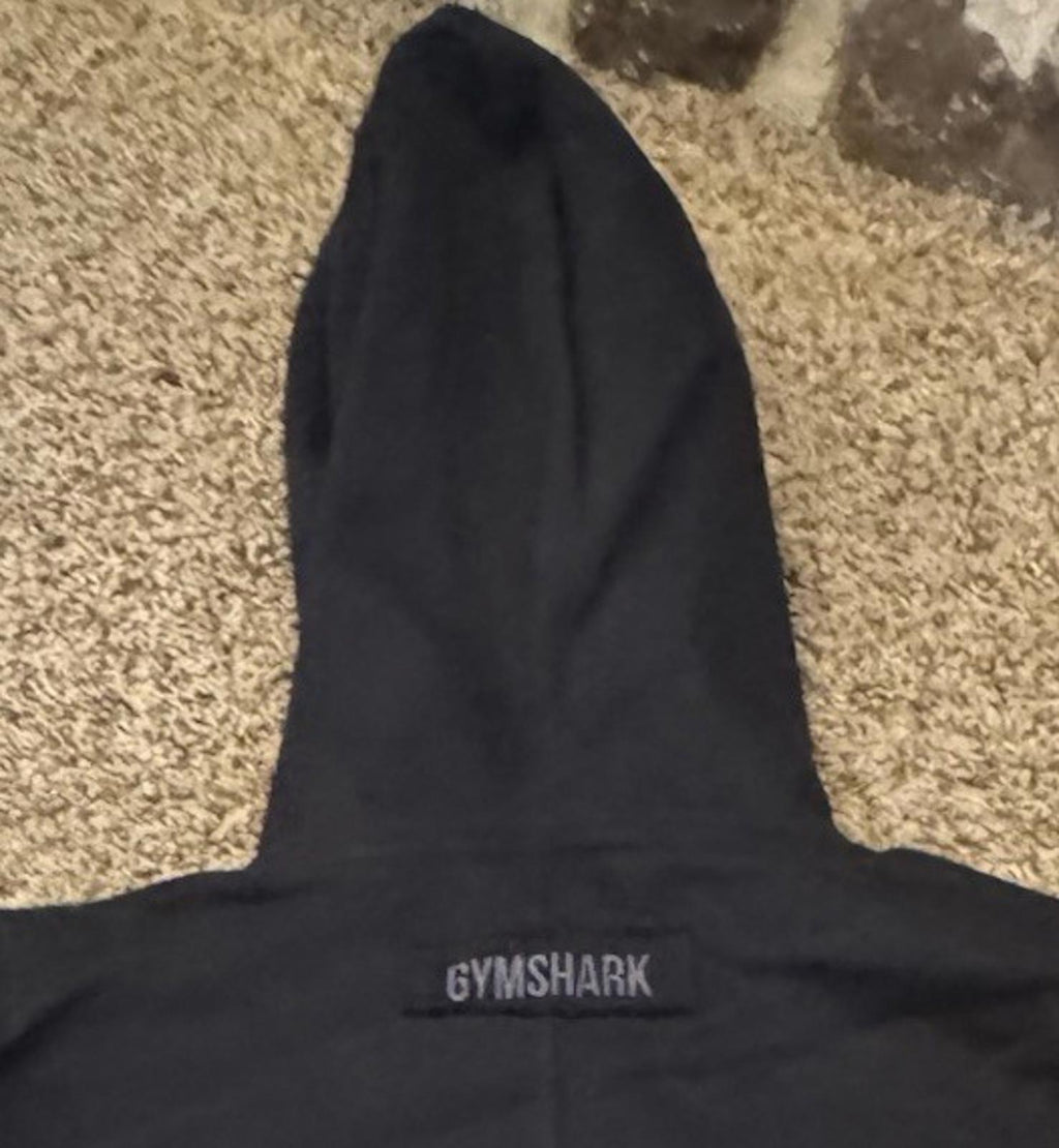 NWOT Gymshark Crest Hoodie Black size SMALL New