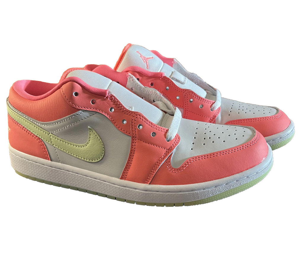 Nike Air Jordan 1 SE Low Lava Glow/White/Barely Volt Men's