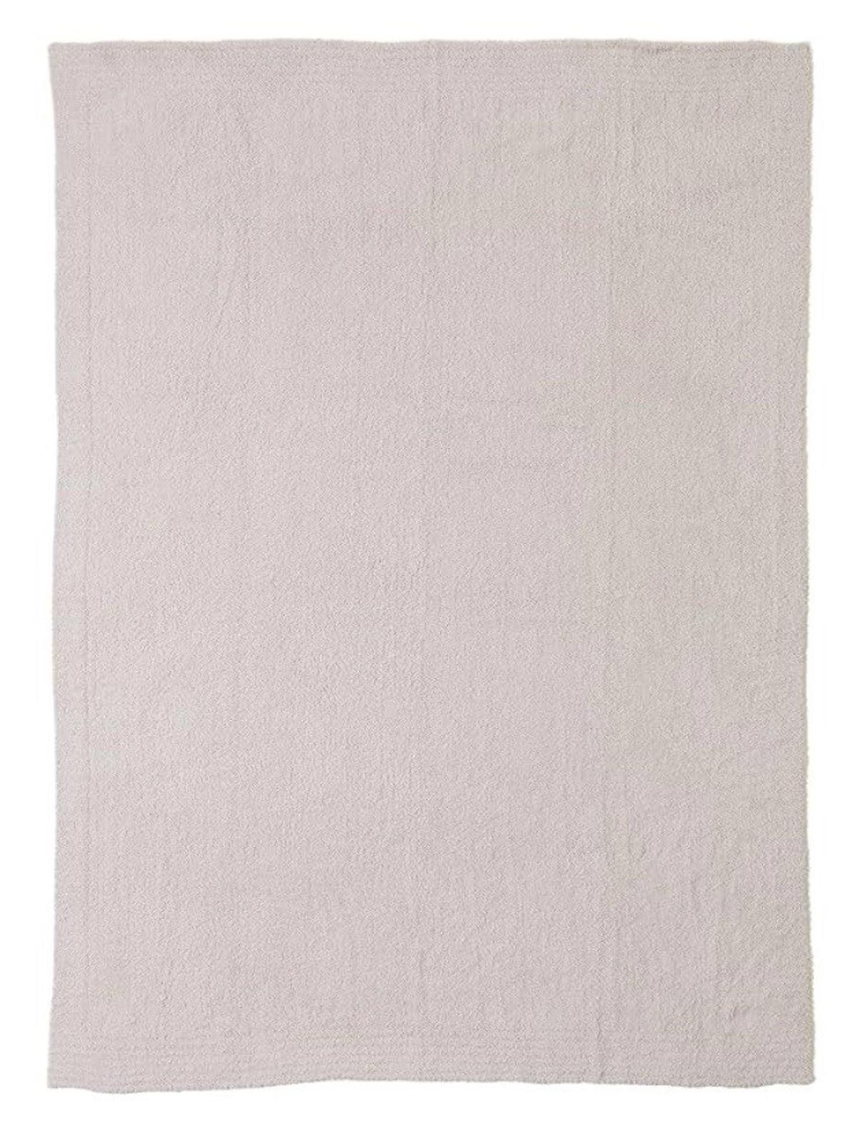 NEW! Barefoot Dreams CozyChic Throw - STONE 54x72 MSRP $158
