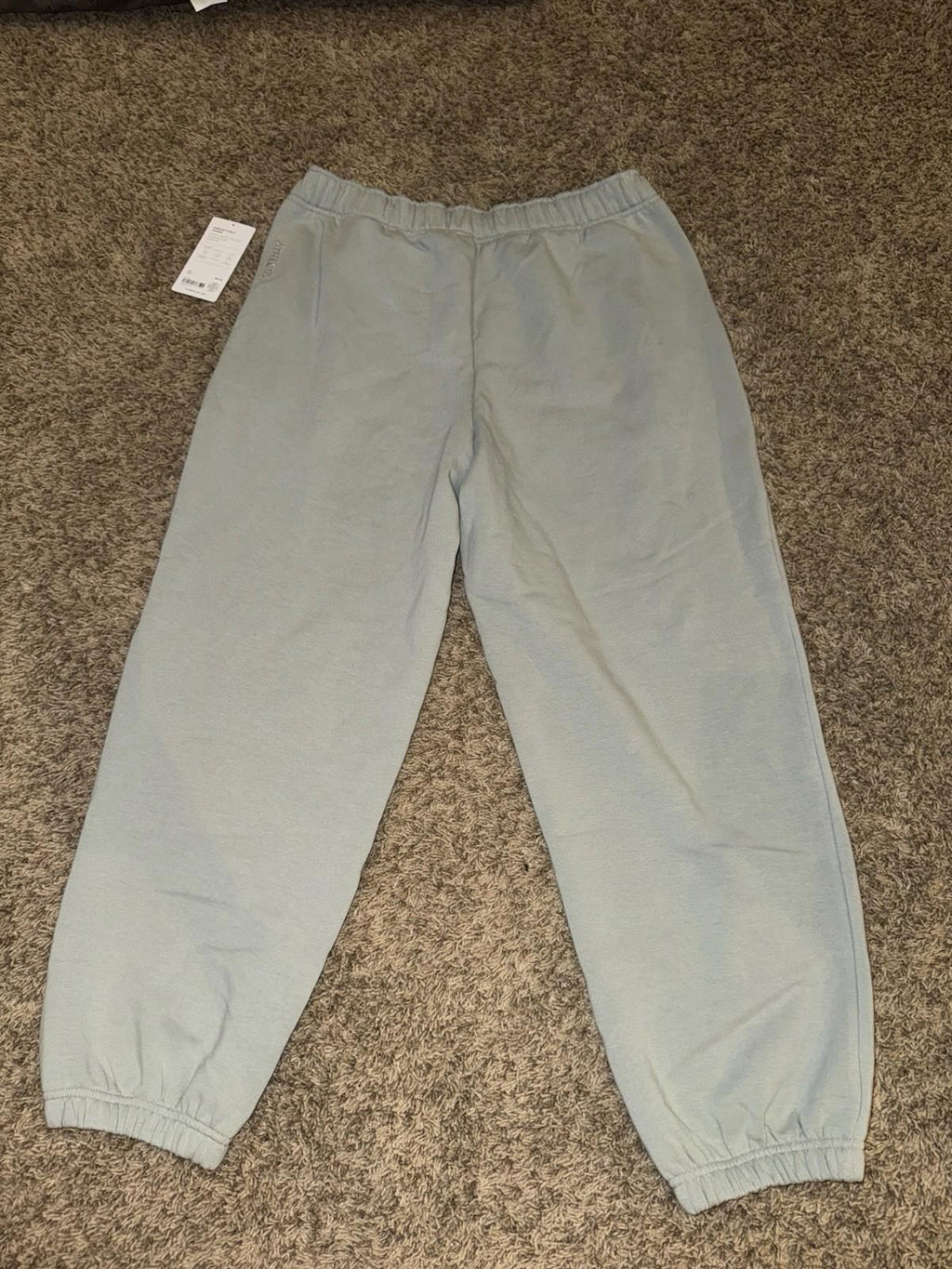 NEW Athleta LG Forever Fleece Jogger Green Sweatpants Oversized NWT