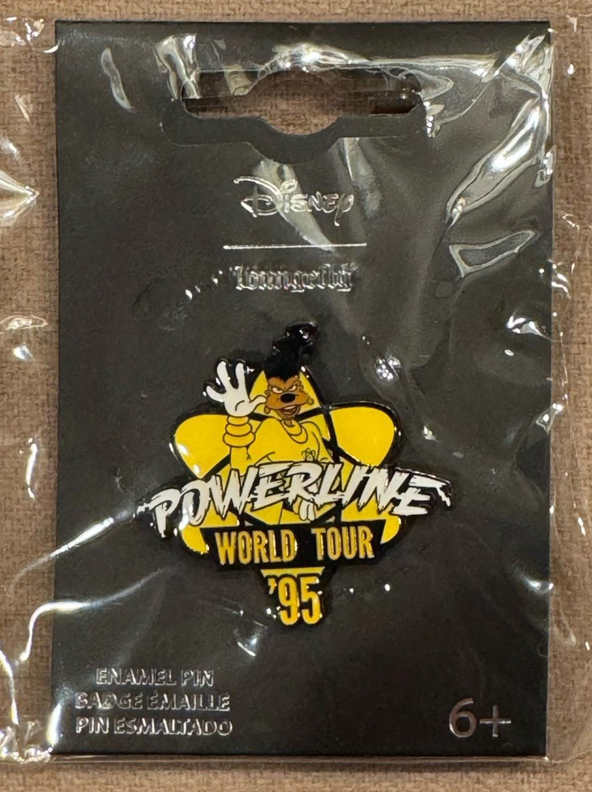 Disney A Goofy Movie Powerline World Tour '95 Enamel Character Pin New