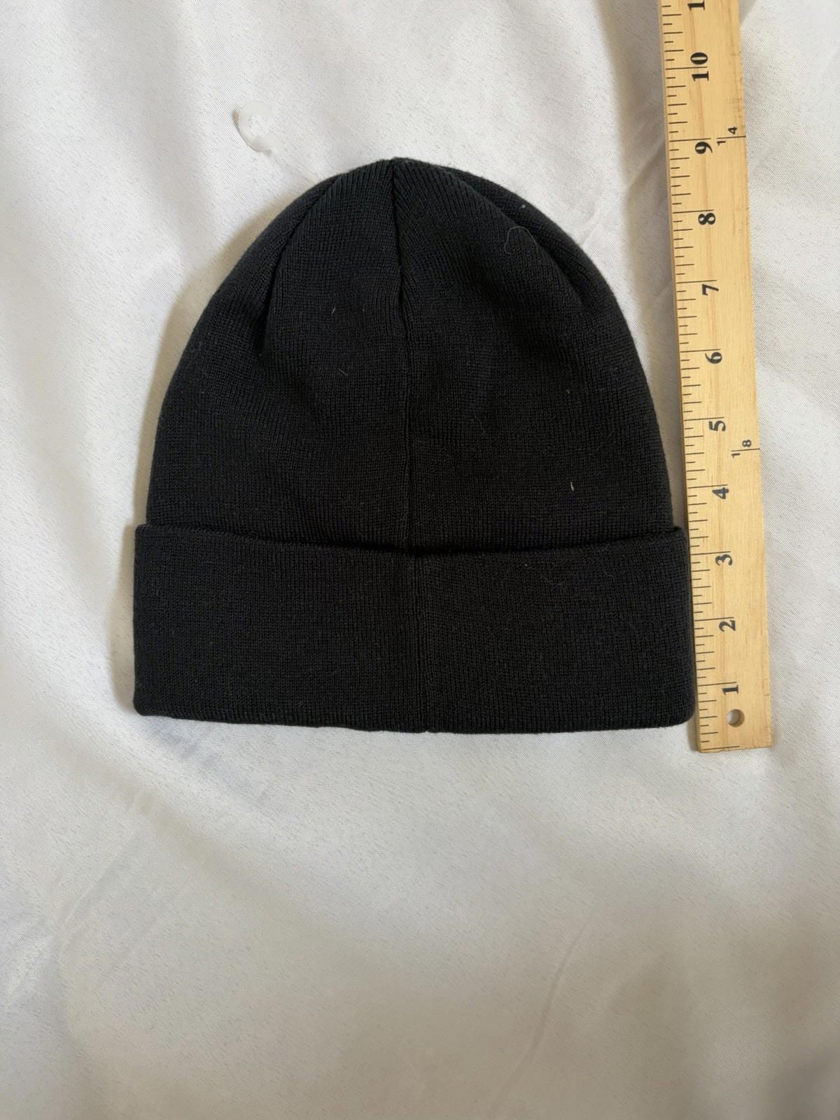 NEW Back Country Beanie Toque Adult OSFM Black Knit 100% Acrylic Outdoors Ski