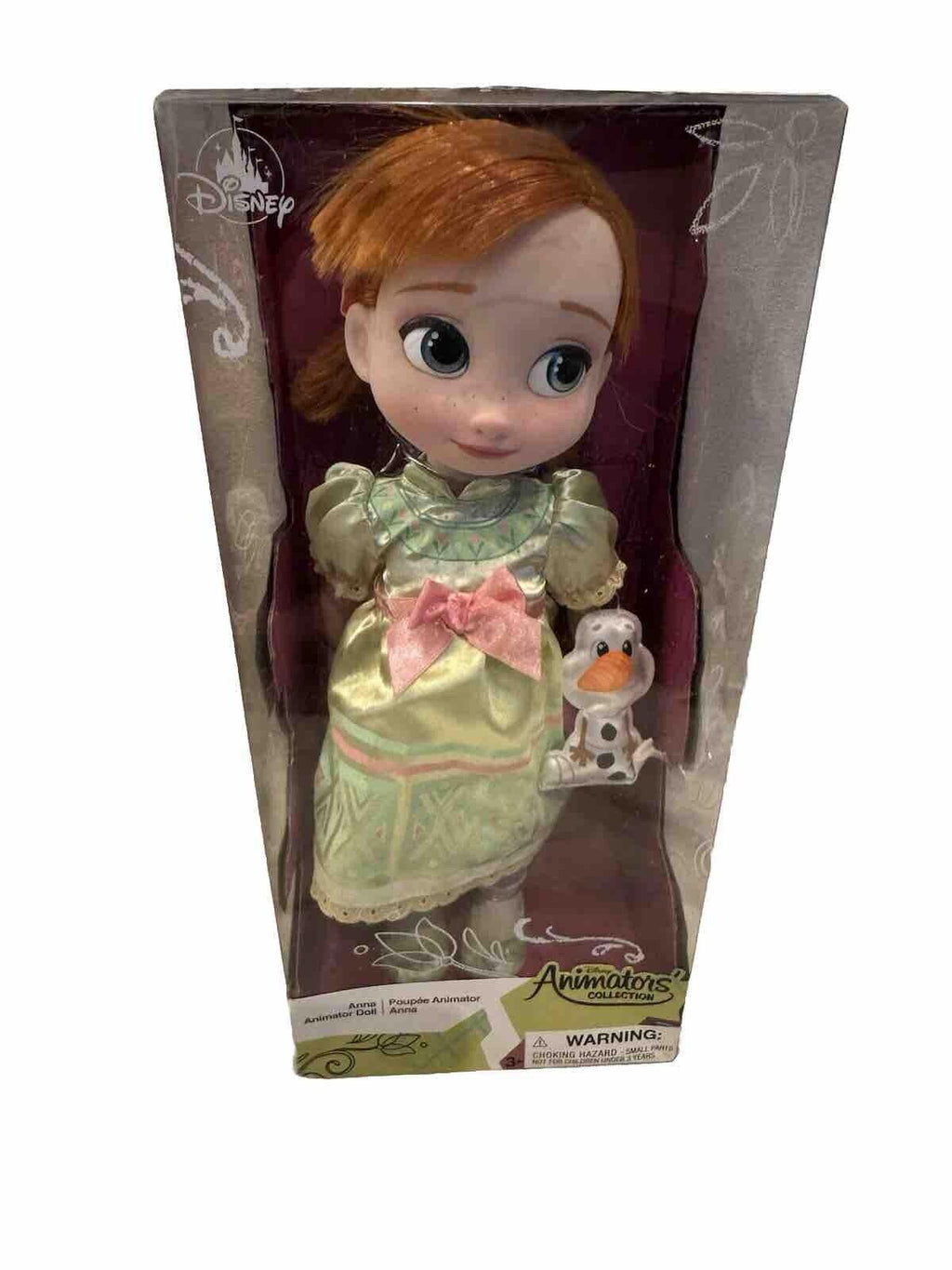 Disney Animators' Collection Anna Doll Frozen 16" Doll NIB
