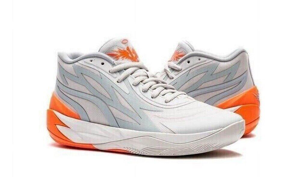 Puma MB.02 Gorange Melo Basketball Shoes Size 11.5 Men's
