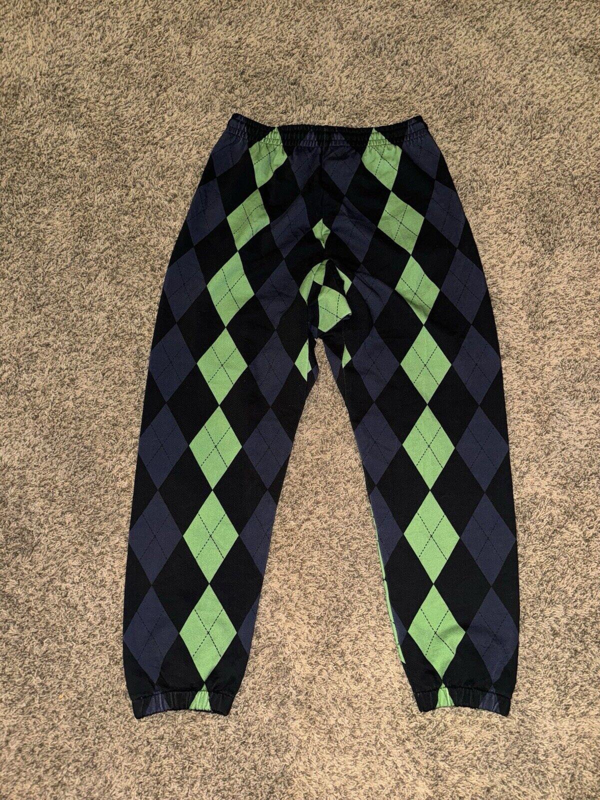 NEW Denim Tears Derby Intarsia Sweatpant Green Medium NWOT
