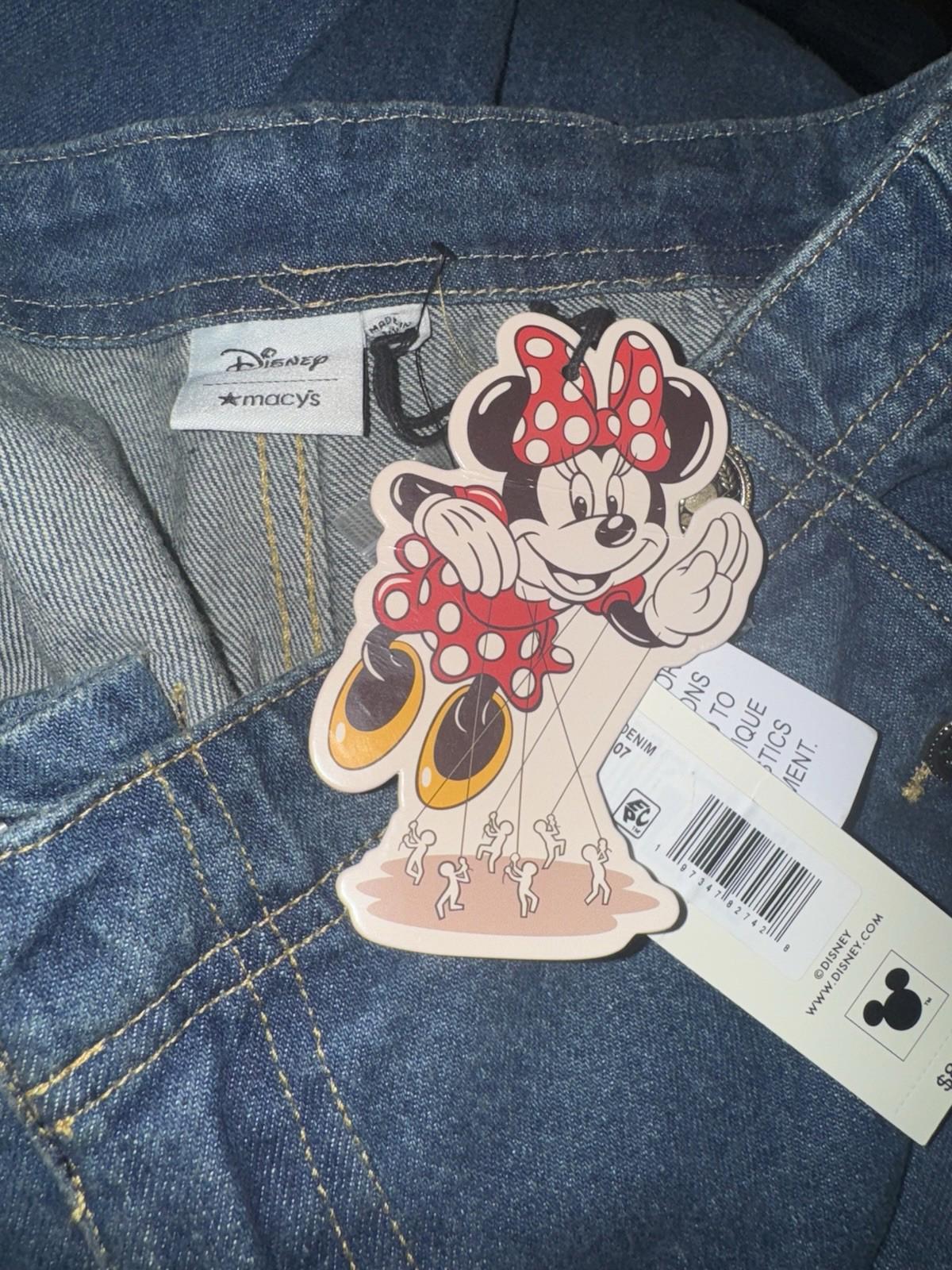 Macys x Disney Minnie Majorette High Rise Wide-Leg sailor dark Jeans size 10 NEW