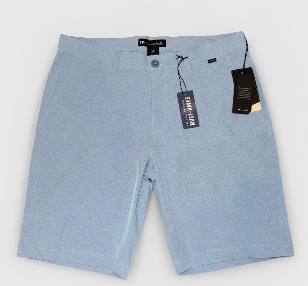 NWT Travis Mathew Beck SHORT Mens Size 34 Blue Golf