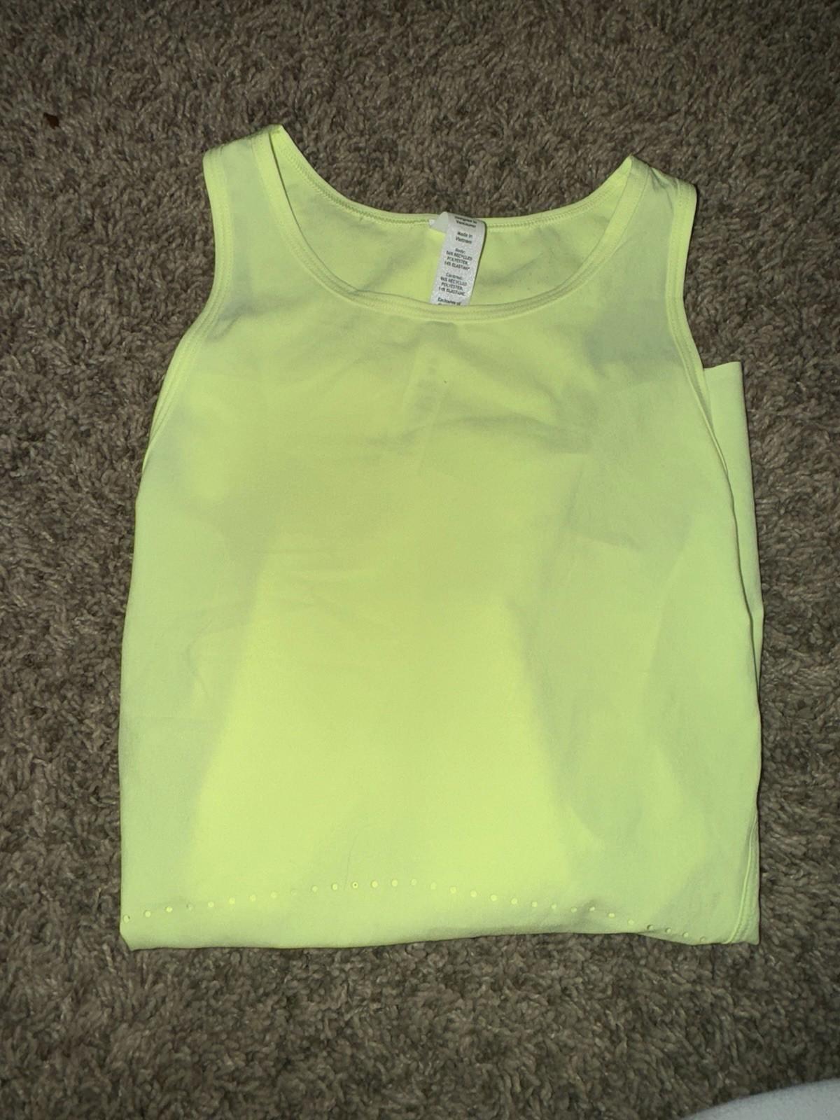 Lululemon Swift Ventilated Racerback running tank neon yellow. Size 2. NWT.