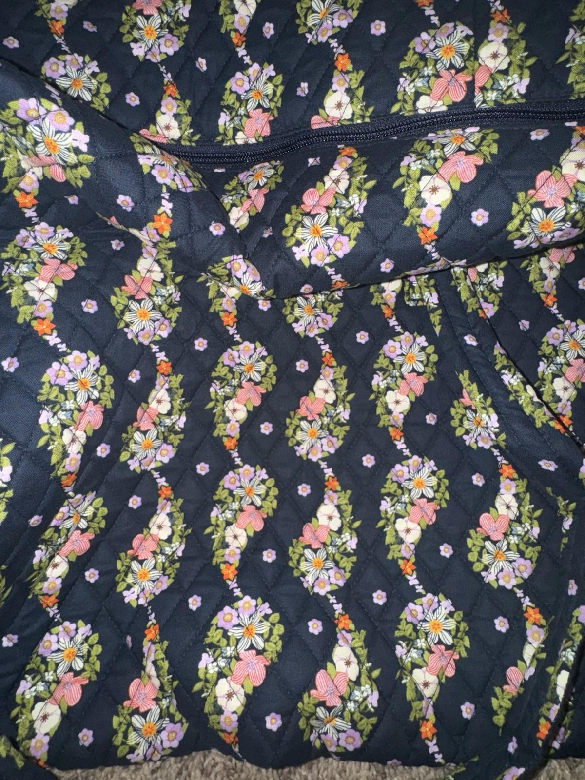 Vera Bradley Paisley Rain (flowers) XL Traveler Duffel Bag NWT