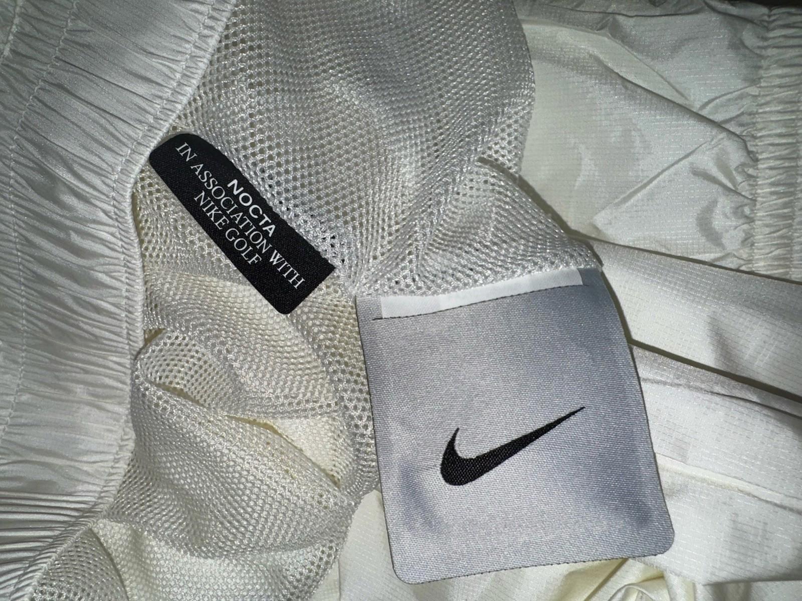 Nike NRG NOCTA Pants White Reflective Lined Drake HV5313-100 Men’s Size L NWOT