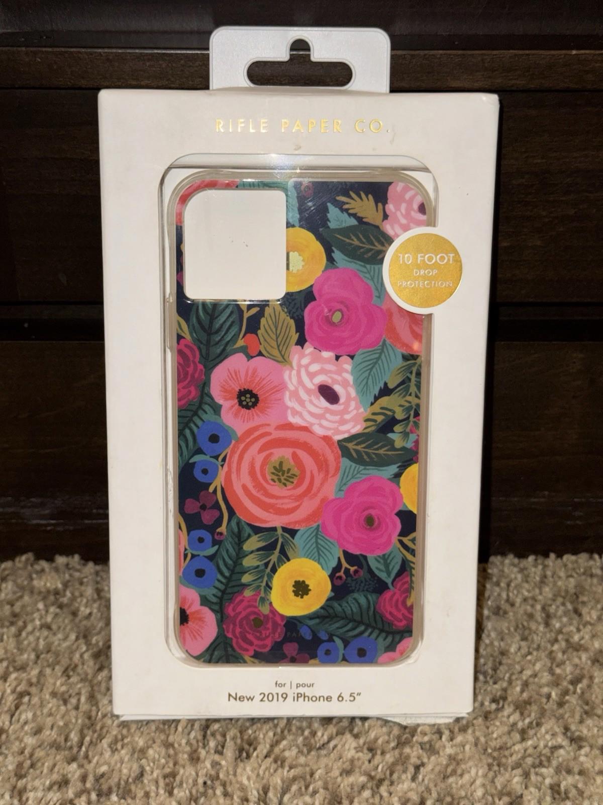 NEW Iphone Case for Apple  11 Pro Max Rifle Paper CO. Floral Design Juliet Rose