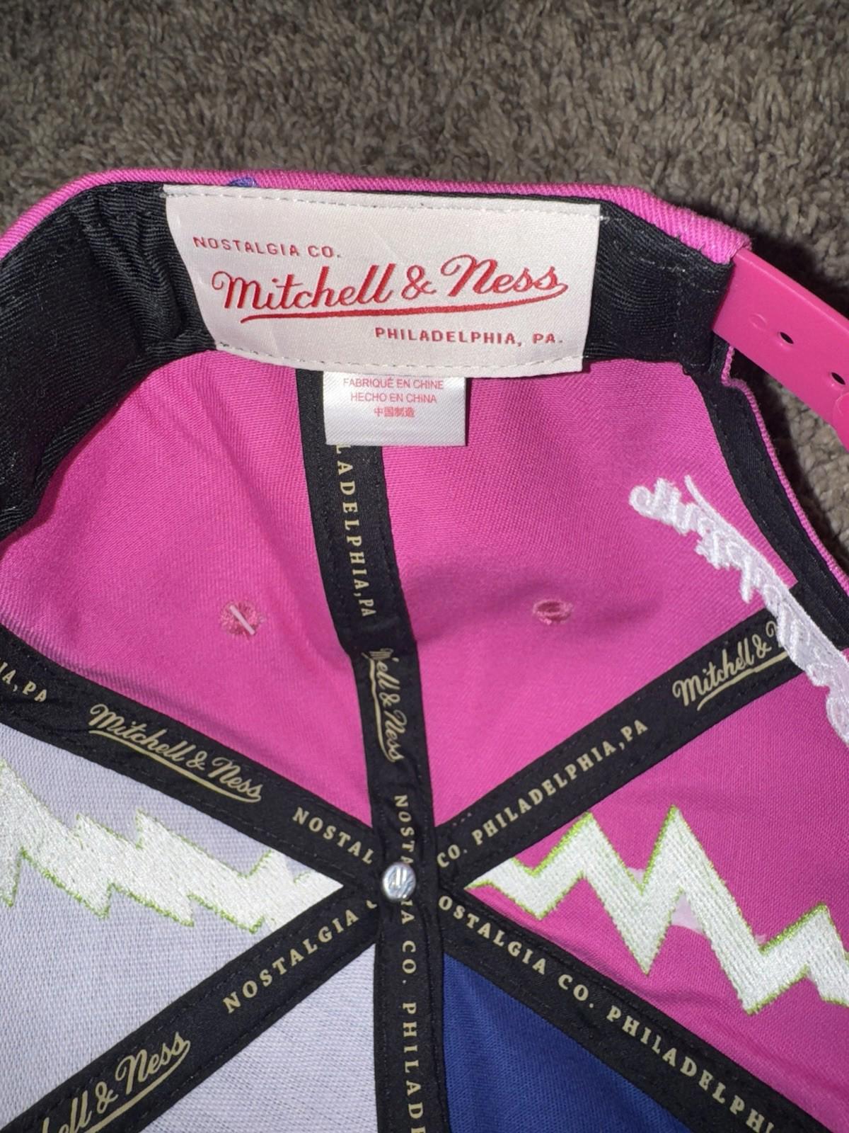 Ultimate Warrior Hat Cap Snap Back Blue Pink Wrestling WWE NWO WWF WCW Mens
