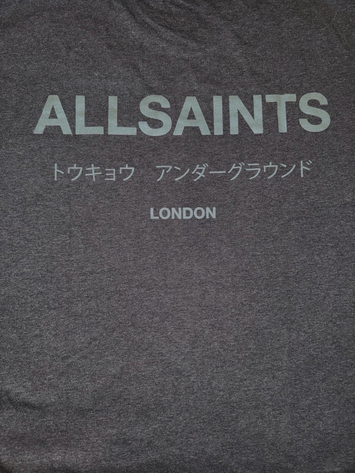 NEW! ALLSAINTS Underground Oversized Crew Neck T-Shirt Men's Size L Gray NWT