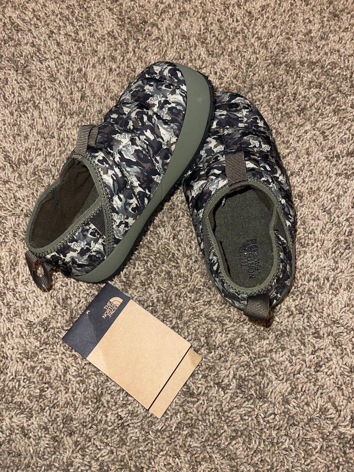 North Face Thermoball Traction Mule 2 Kids Camo Slipper Sz 1