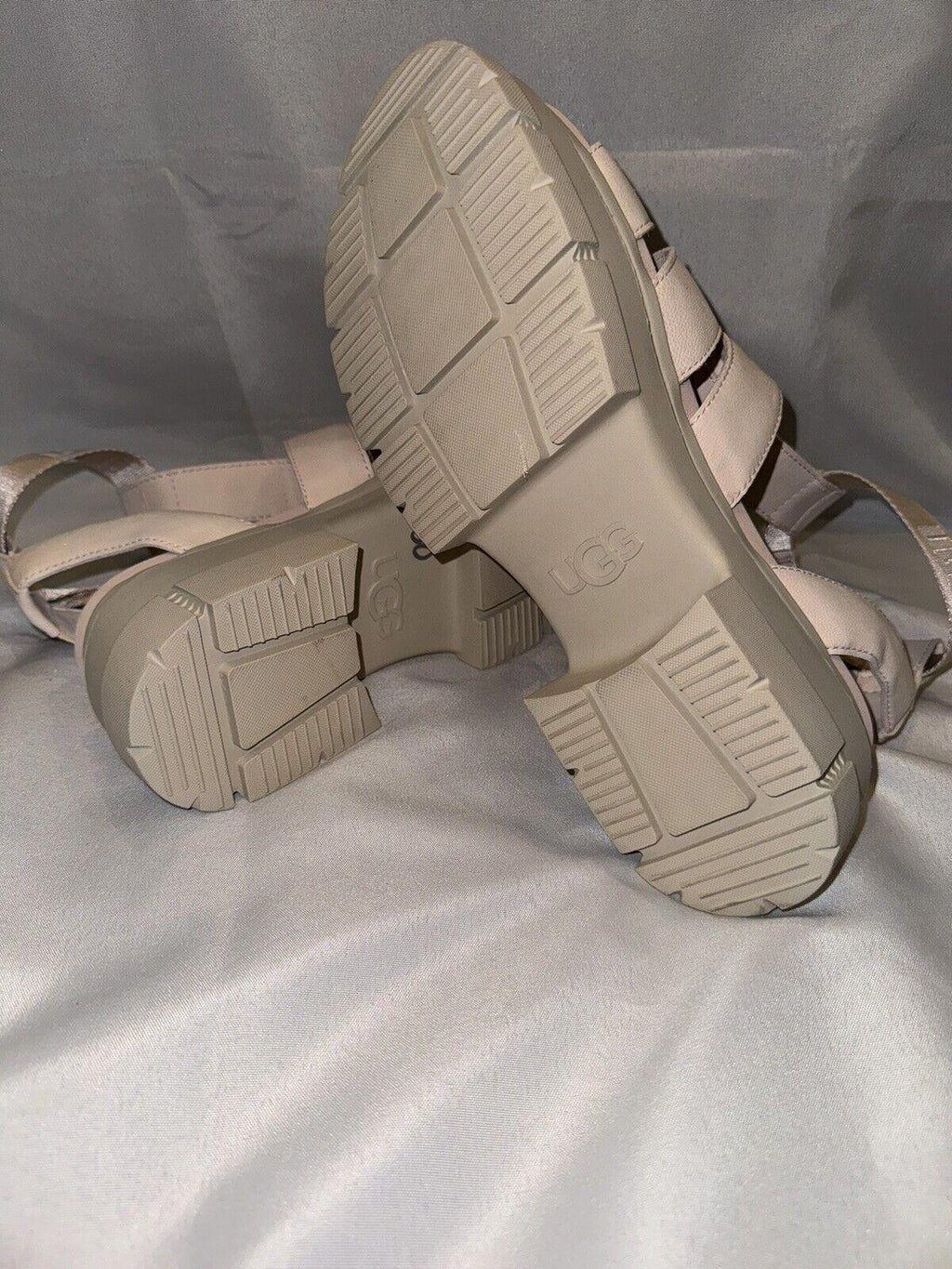 UGG ASHTON STRAPPY ROSY BEIGE GLADIATOR SANDALS