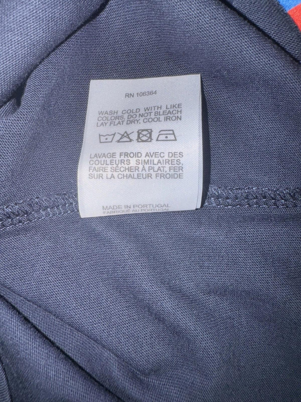 KULE Kids The Riley Long Sleeve Tee Boy Girl Size 8 Navy O Hey T-shirt NEW!