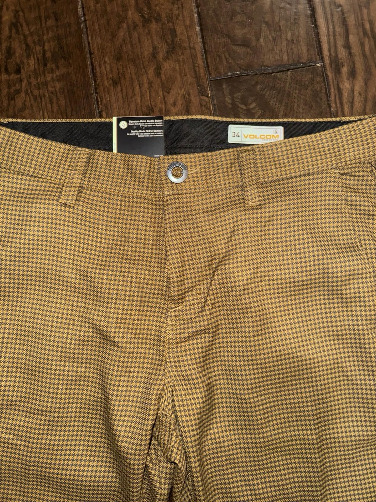 NEW! Volcom Men's Frickin Modern Fit Stretch Pant A1112306 SIZE 30X34 Shepherd