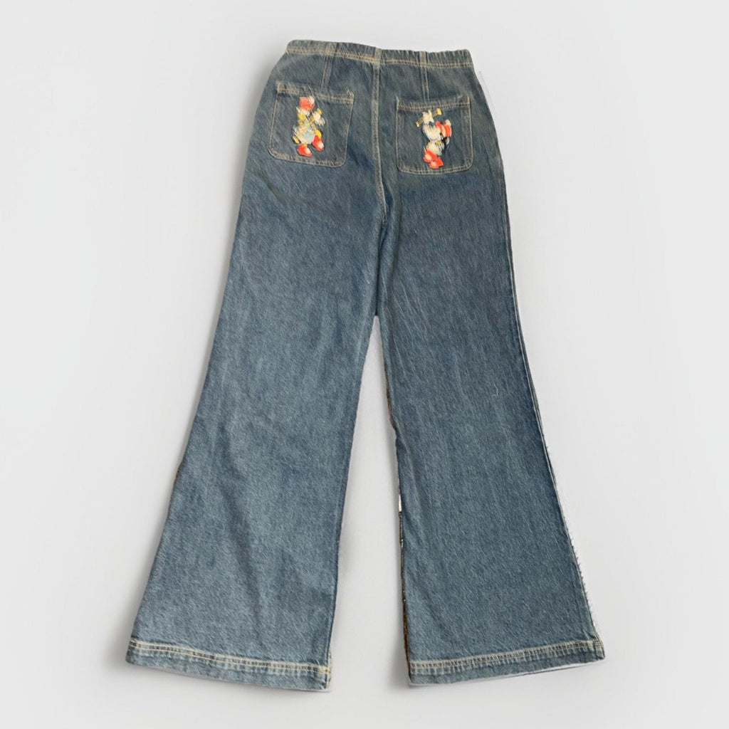 Macys x Disney Minnie Majorette High Rise Wide-Leg sailor dark Jeans size 10 NEW