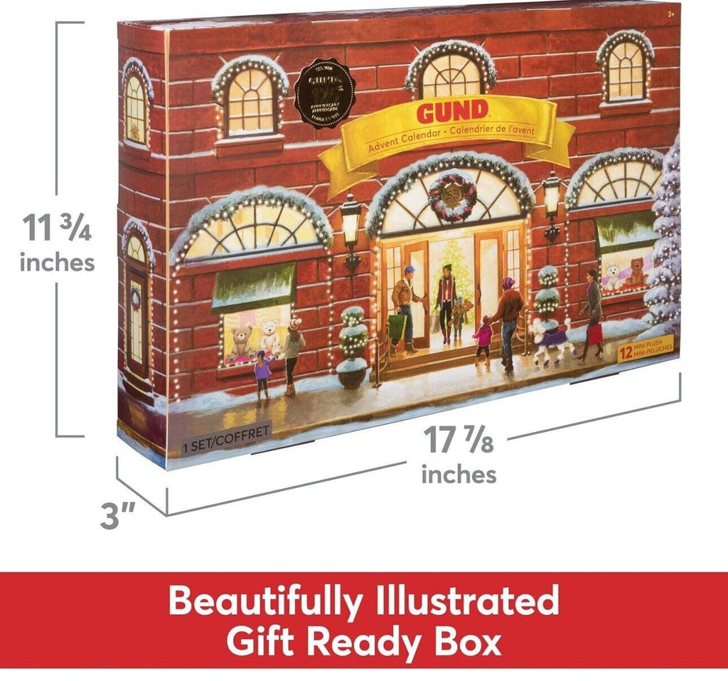Gund - 2023 Holiday 12 Days of Christmas Advent Plush Calendar. NEW