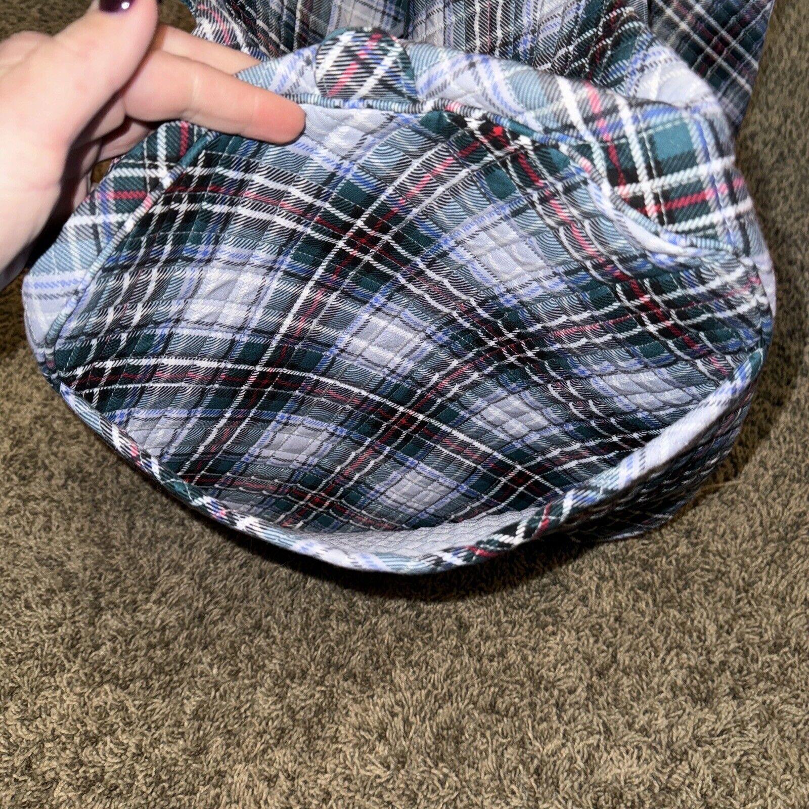 NWT Vera Bradley XL XLarge Traveler Duffel Bag Snowy Plaid
