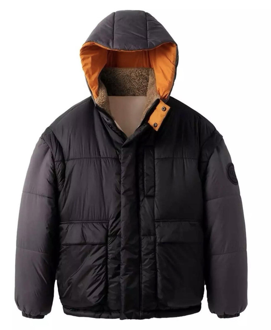 UGG Kristian Convertible Reversible Puffer Jacket Unisex Water Resistant S/M New