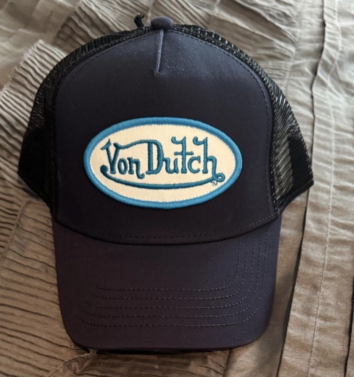 NWT! Von Dutch Navy, Blue & White Trucker Hat - One Size Unisex