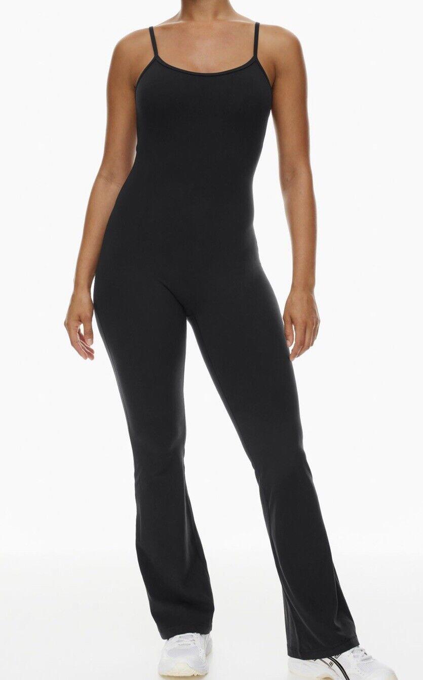 NWT- Altar’d State Black Long Flare leg Unitard. MSRP $98. A WARDROBE MUST HAVE!