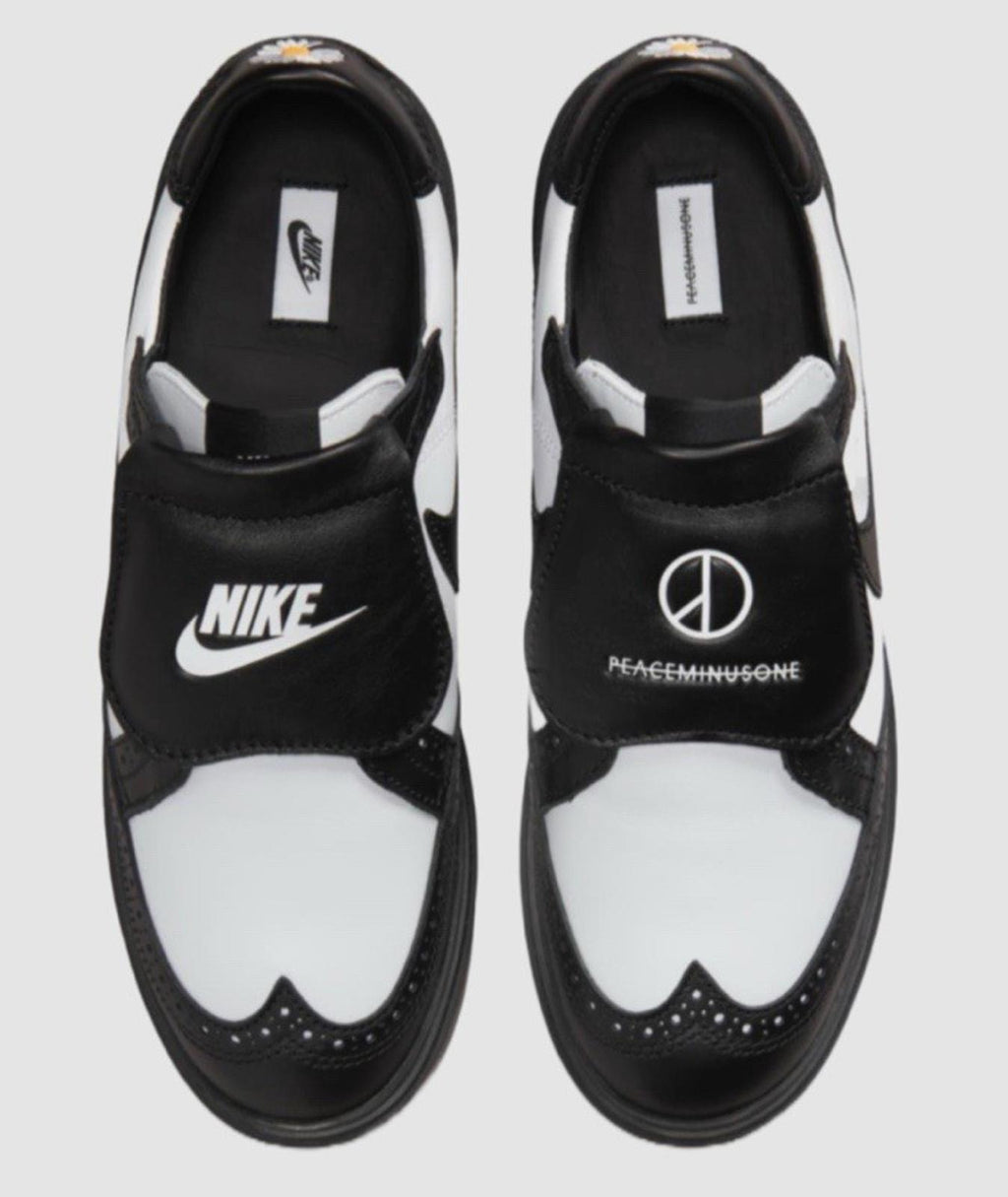 NIKE X PEACEMINUSONE  KWONDO 1 PANDA BLACK WHITE SZ 13 G DRAGON DH2482-101