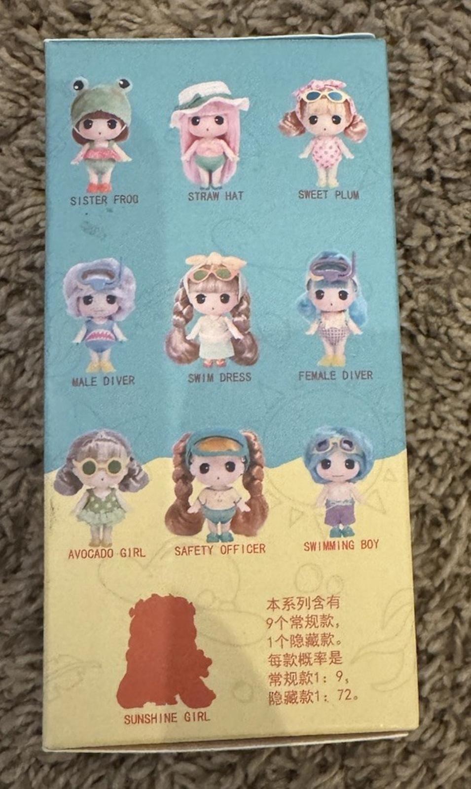 NEW Ddung Summer Beach Series Doll Blind Box Figure. NIB