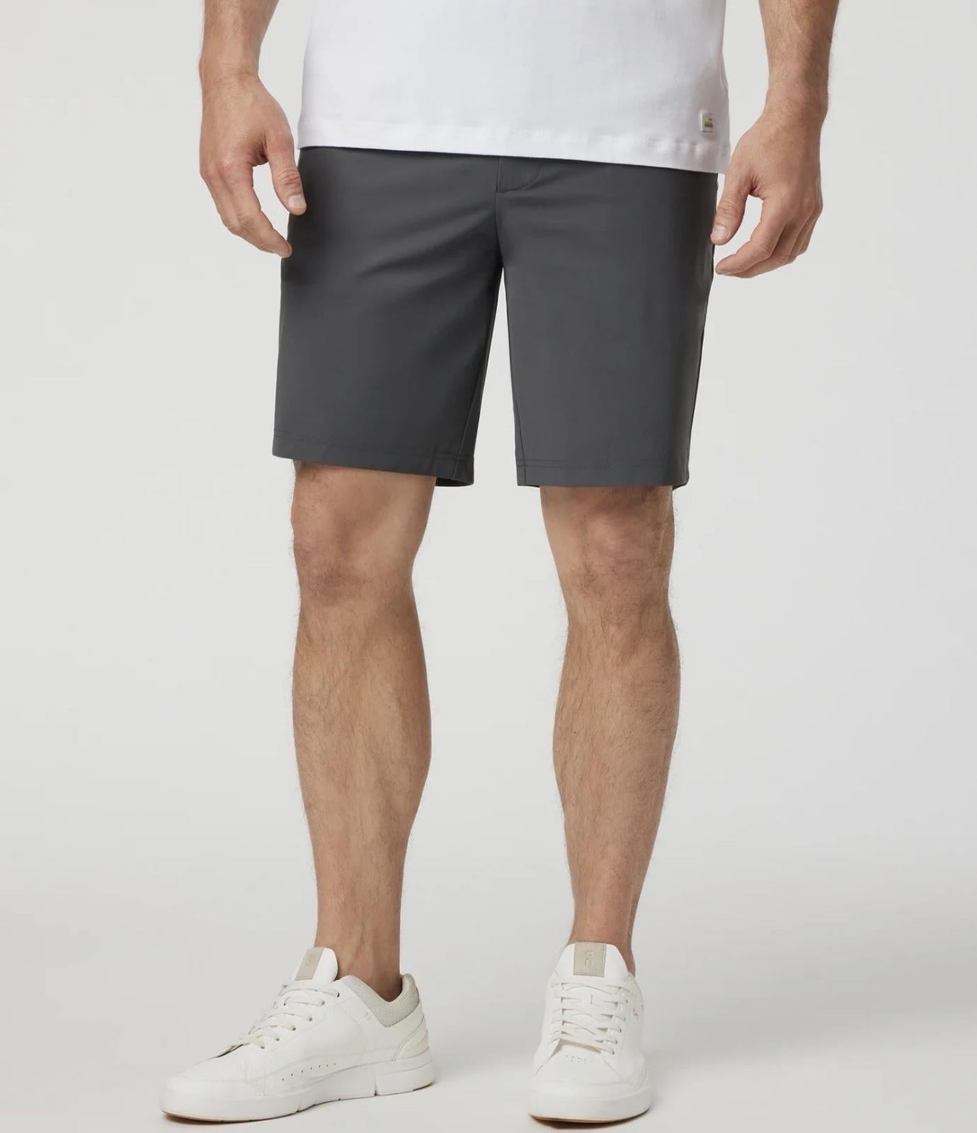 NEW VUORI Fleet Chino Shorts Men's Size 28 Charcoal  NWT