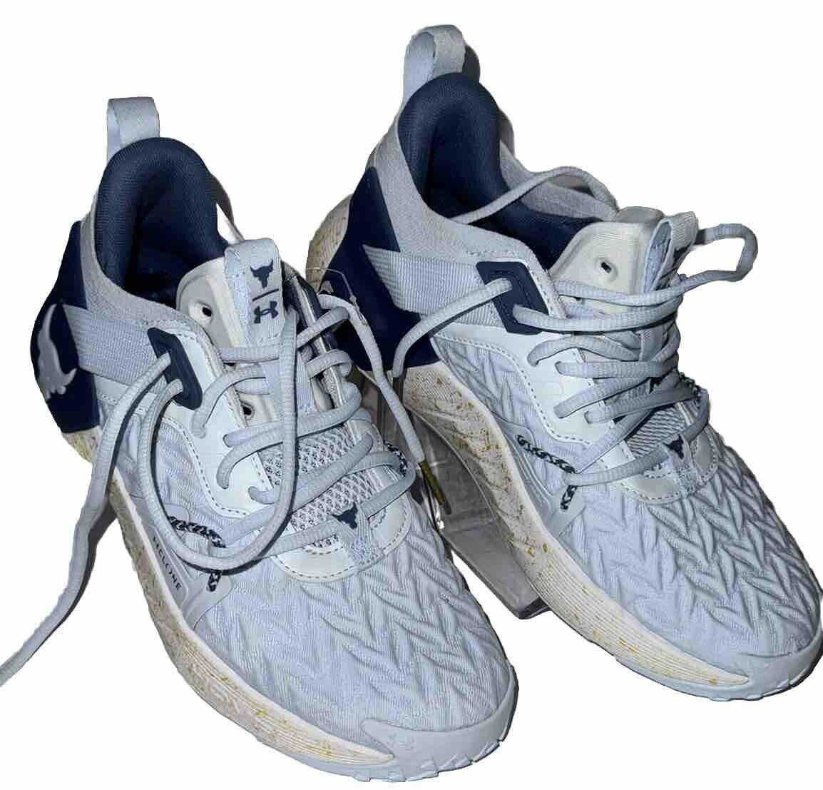 Under Armour Shoes Project Rock Cross Training Blue 3026535-400 Women Size 8.5