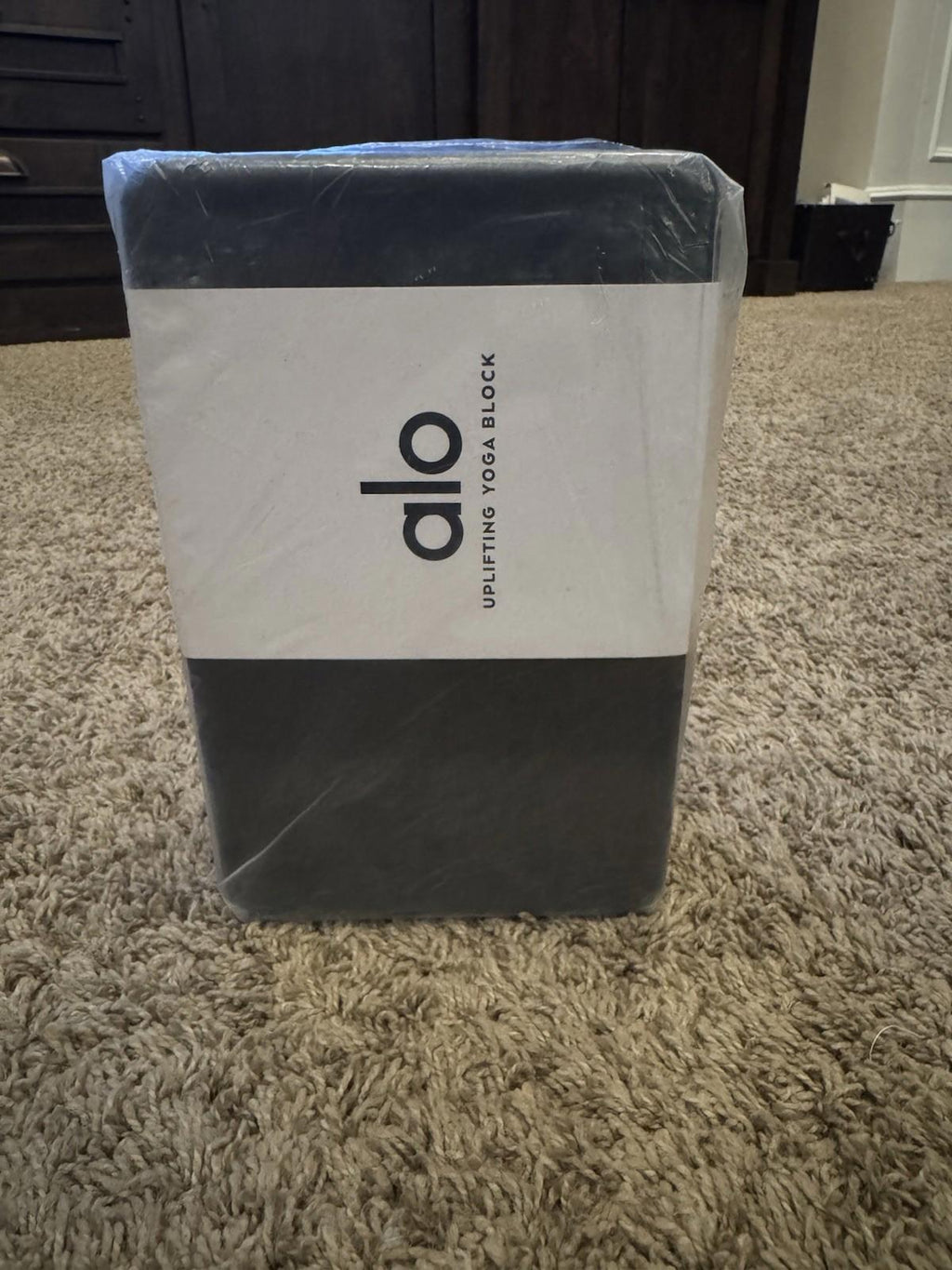 NEW Alo Yoga Black Dense Foam Brick Block NWT New In packaging
