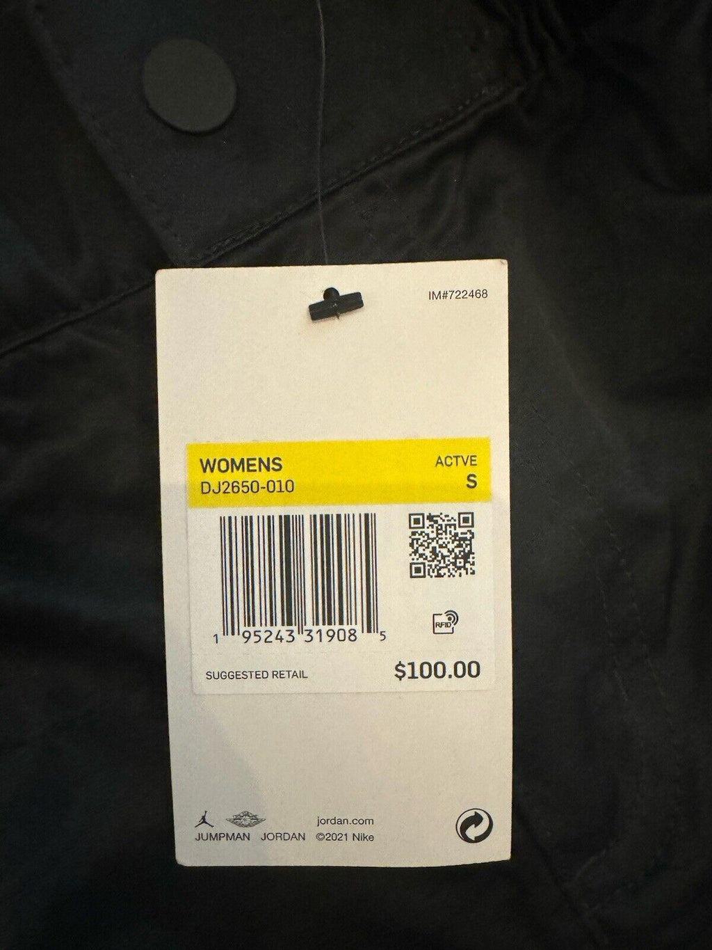 Nike Jordan Heritage Women Black Varsity Utility Trousers