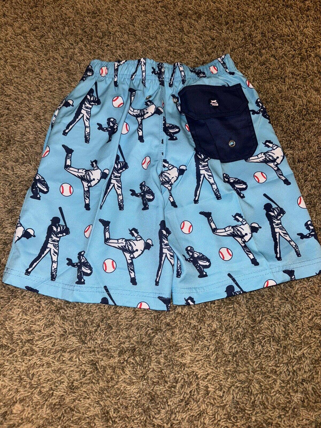 Boys Chalktalk Sports Baseball Swim Trunks Youth LG