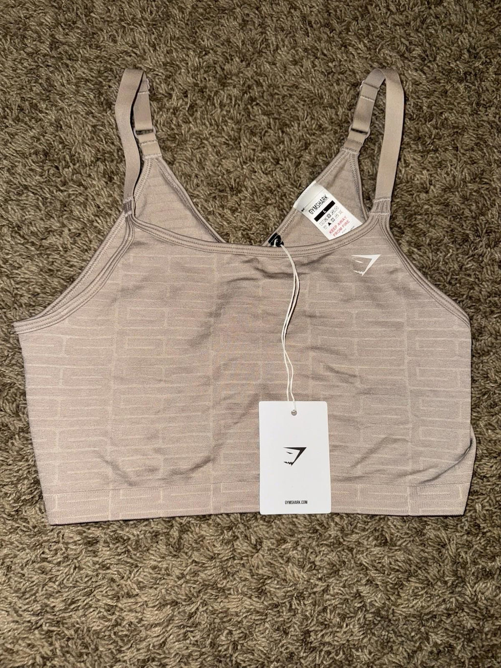 Gymshark Adapt Monogram Seamless MIDI Tank NWT Size Large Body Fit Pink NWT