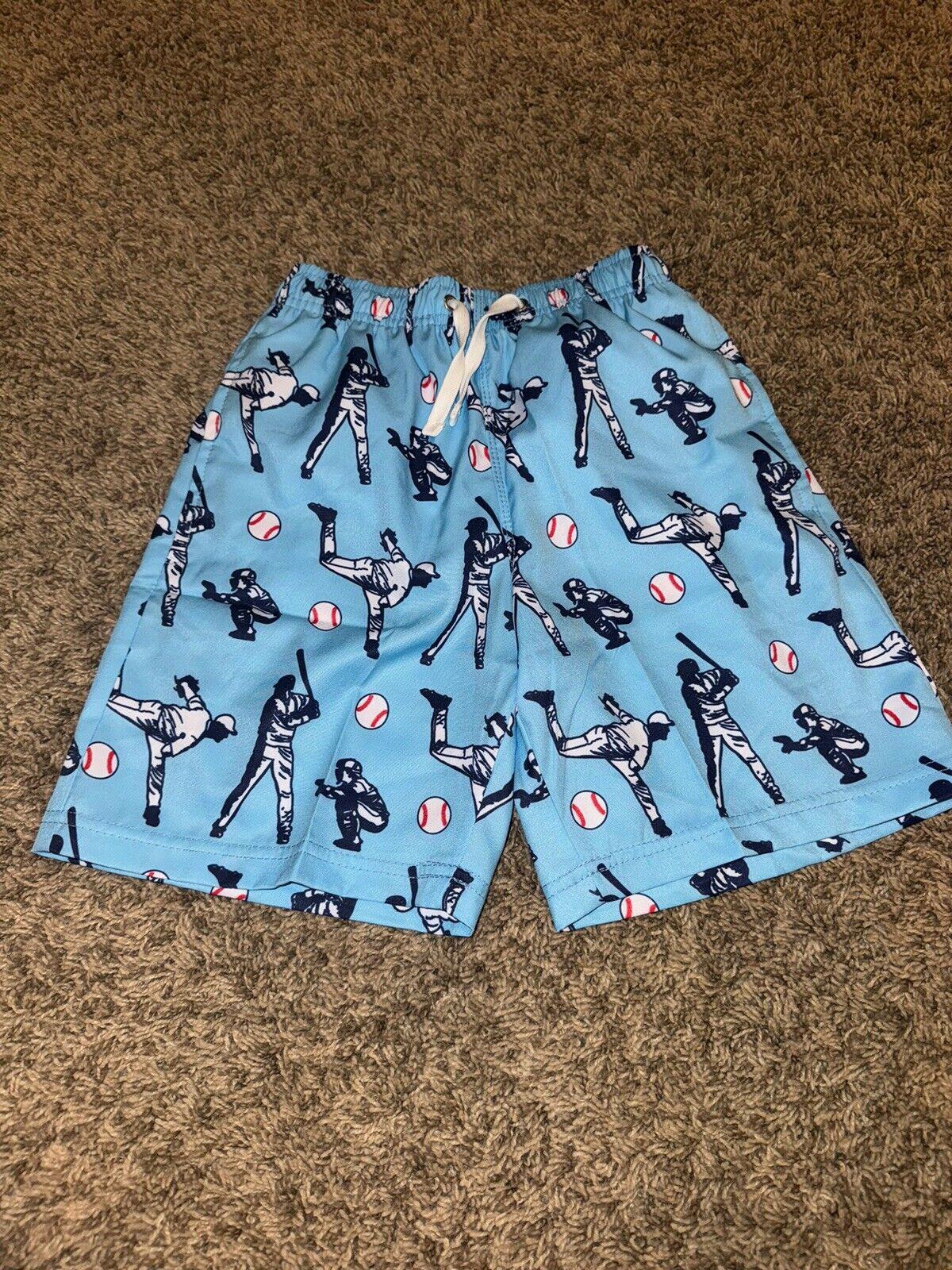 Boys Chalktalk Sports Baseball Swim Trunks Youth LG