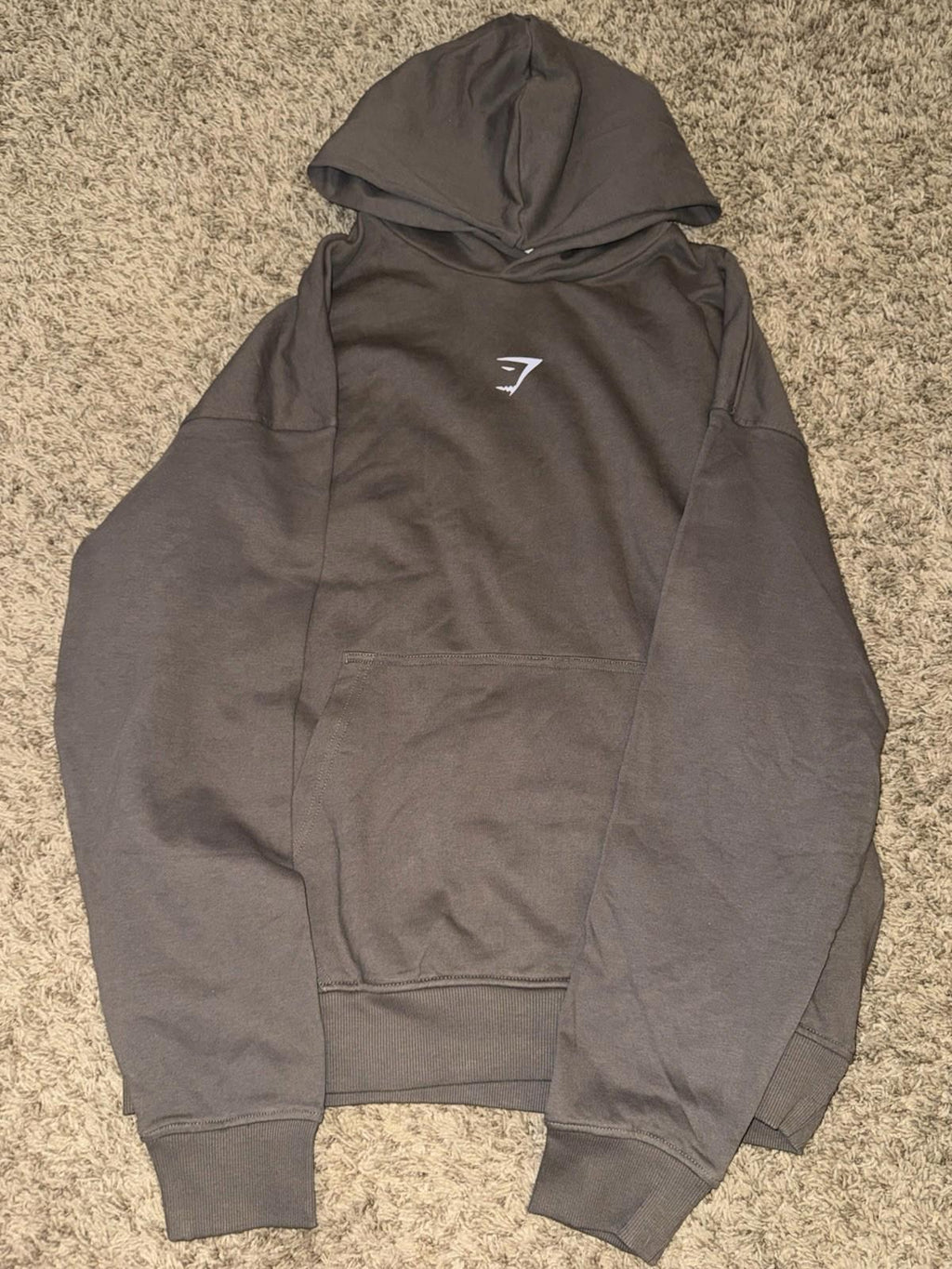 GYMSHARK Training Dept. Oversized Hoodie Men's Size M Camo Brown NWOT!