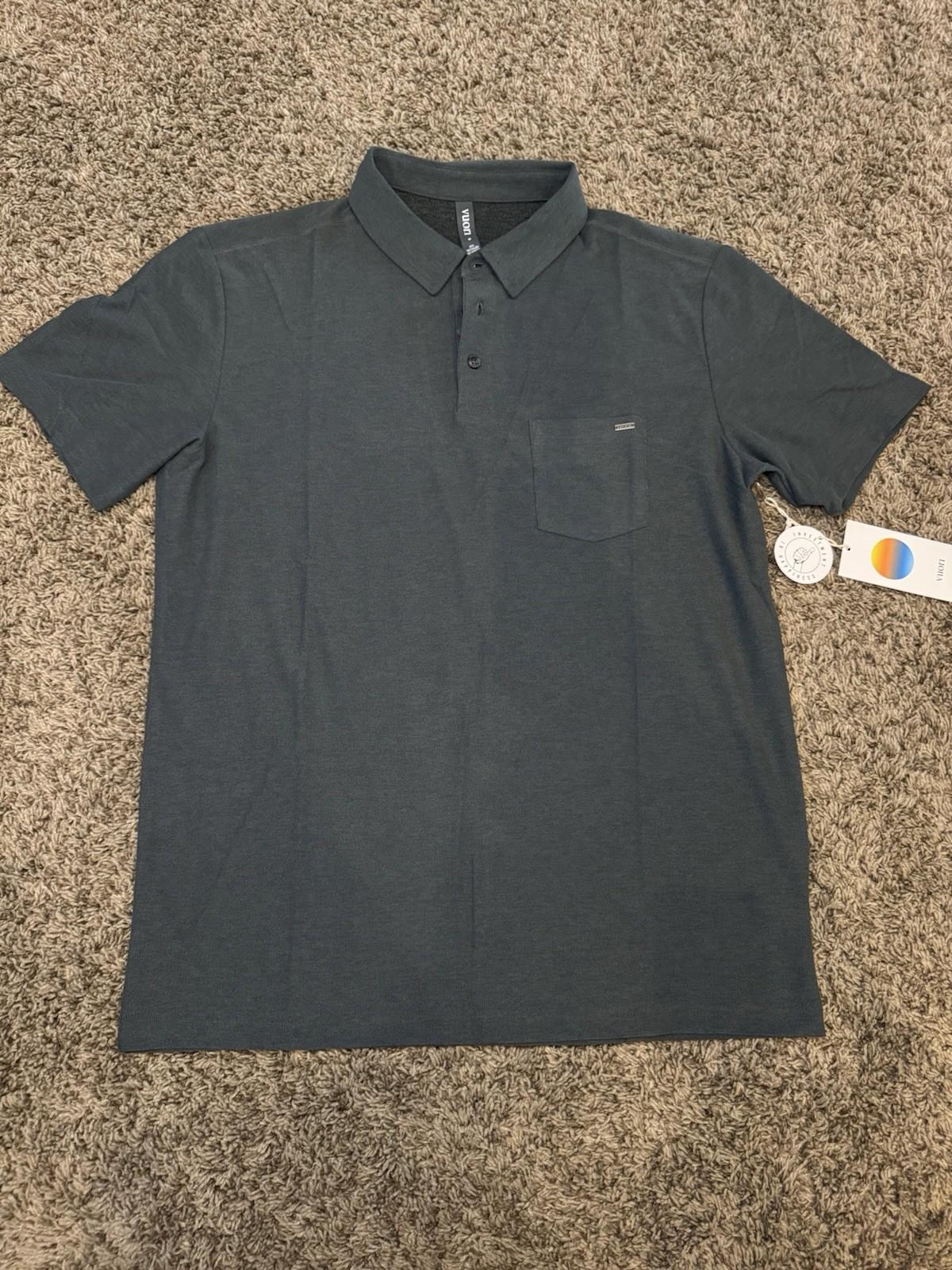 Vuori Polo Men’s Medium Ace Polo Smoked Beryl Green V164 New W/ Tags