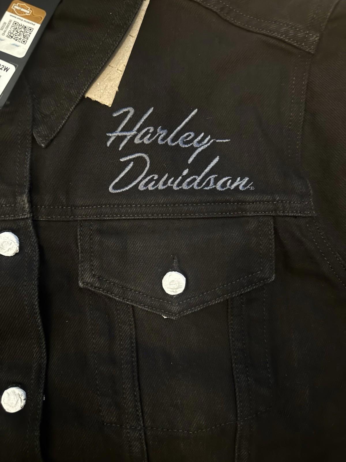 Harley-Davidson Denim Jean  Jacket/coat "Essential Bar & Shield Sz-2W 99041-23VW