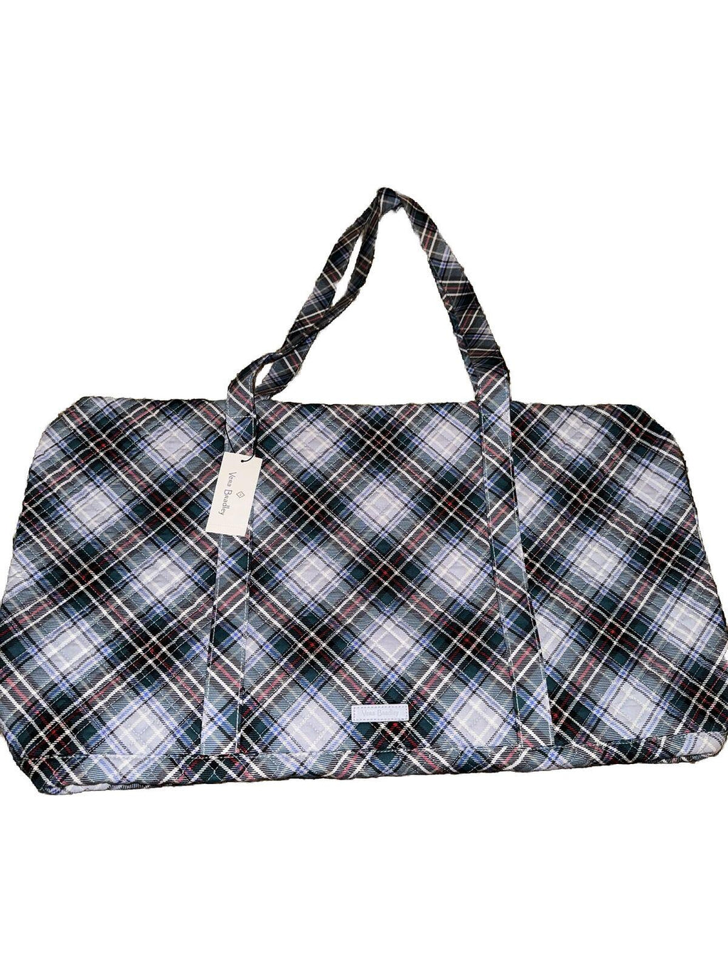 NWT Vera Bradley XL XLarge Traveler Duffel Bag Snowy Plaid