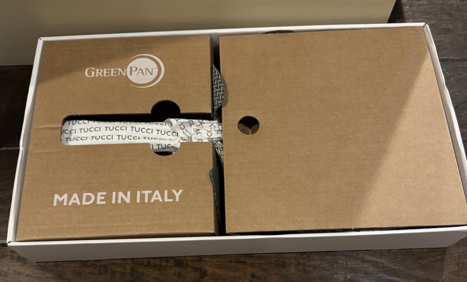 Williams Sonoma GreenPan Stanley Tucci™ Ceramic Nonstick 10” Crepe Pan White NIB