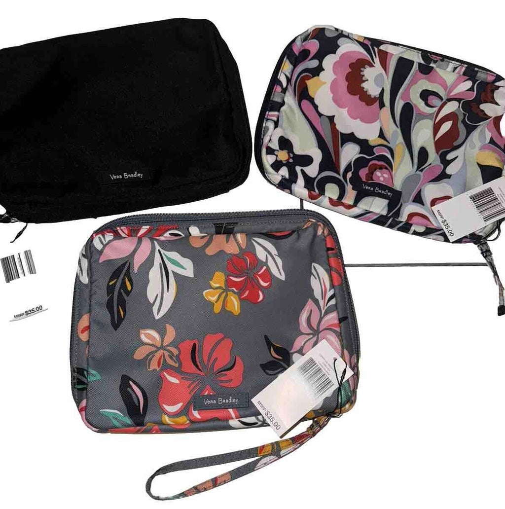 VERA BRADLEY Lighten Up Wipes Pouch Bag Case- 3 Styles & Colors AVAILABLE NWT