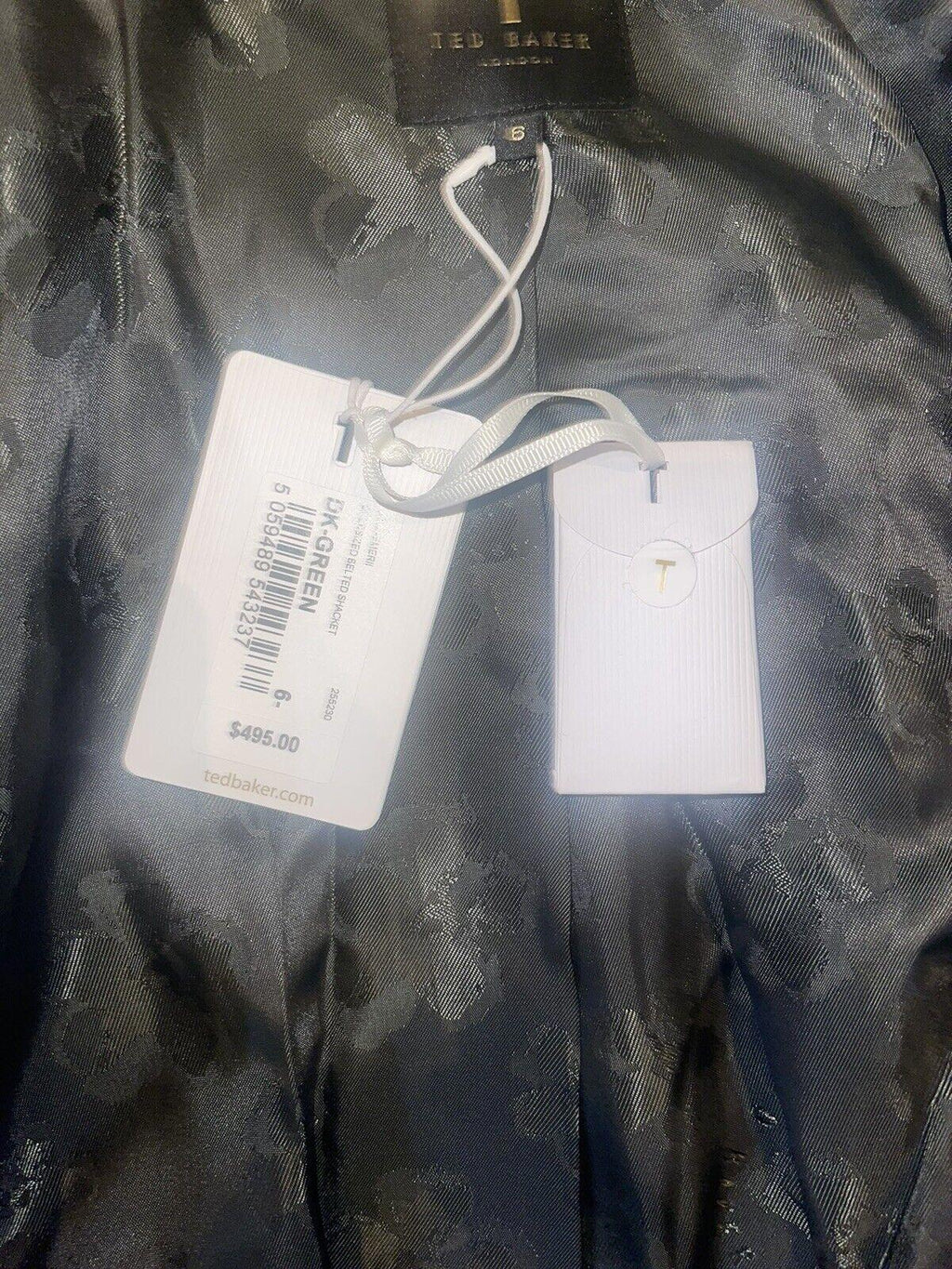 TED BAKER Wool Blend Emerii Belted Oversized Shacket Sz6