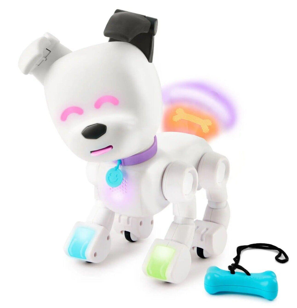 Dog-E - Interactive Robot Dog with Colorful LED Lights, 200+ Sounds & Reactions