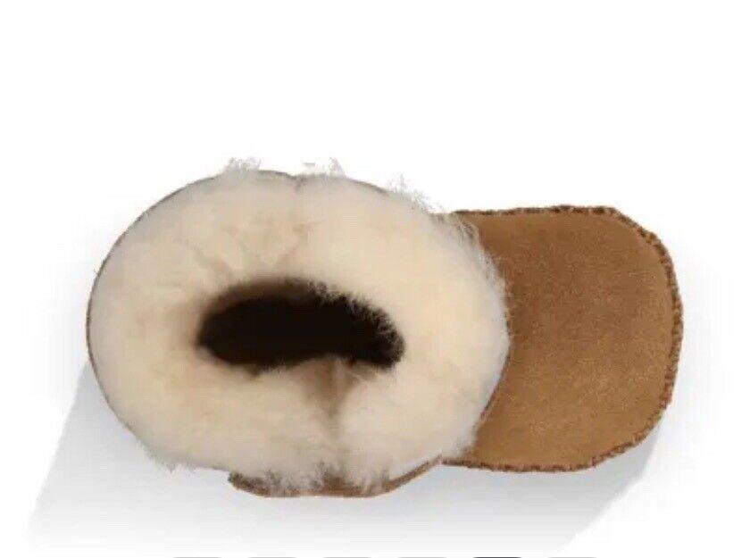 NIB UGG Baby Caden Boots Chestnut Brown 2/3 (6-12M)