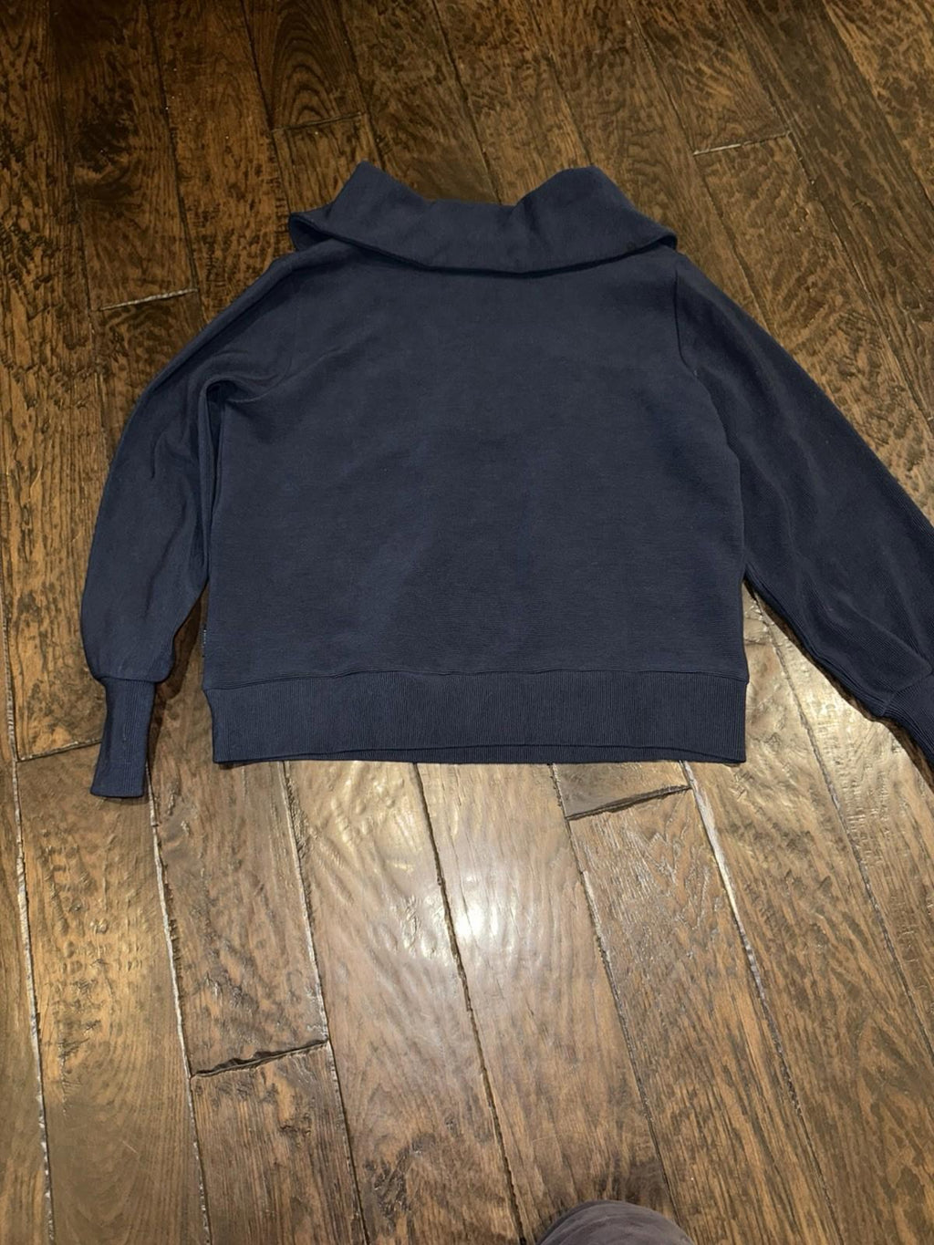 Varley Double Soft Catherine Half Zip Sweat Navy Large NWT $144