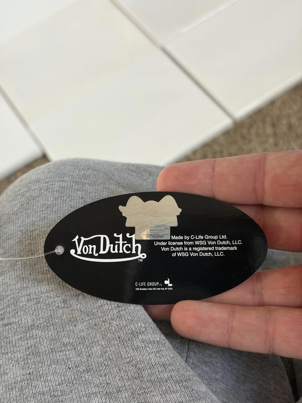 NEW Von Dutch Women’s Classic Logo Baby Tee Black T-Shirt - (Size XL)