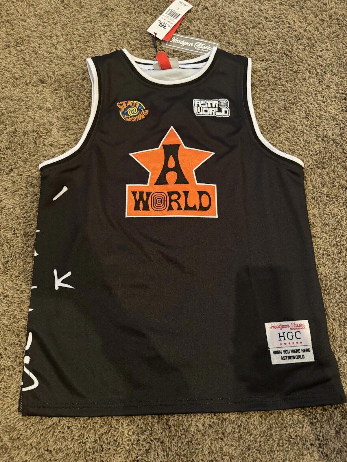 Astroworld Basketball Jersey Travis Scott Large Youth NWT