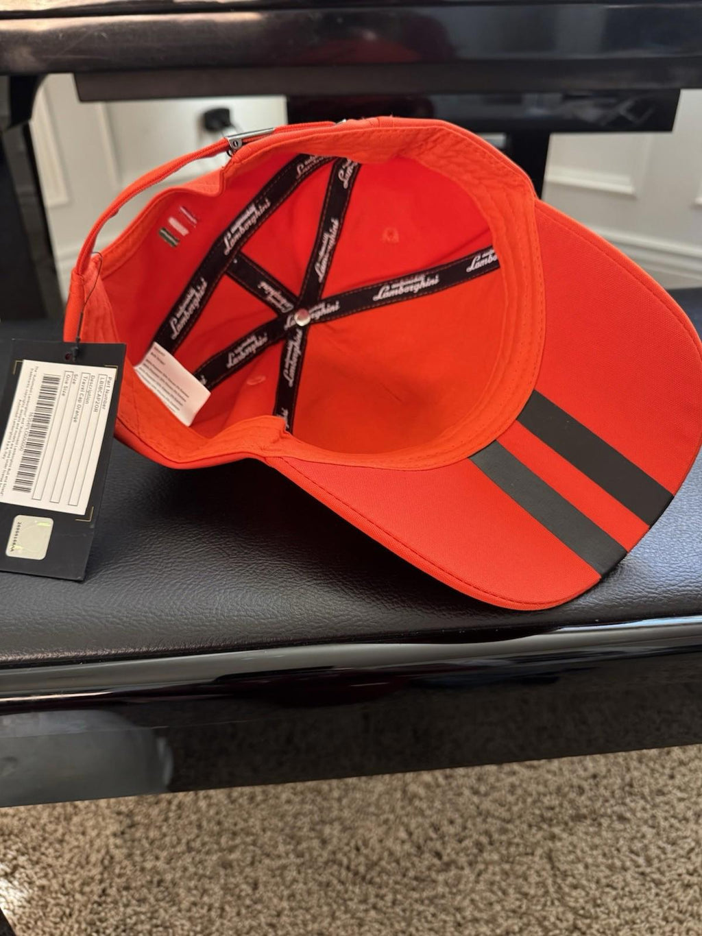 Automobili Lamborghini Squadra Corse Travel Cap hat (orange) LB17CAP2OR