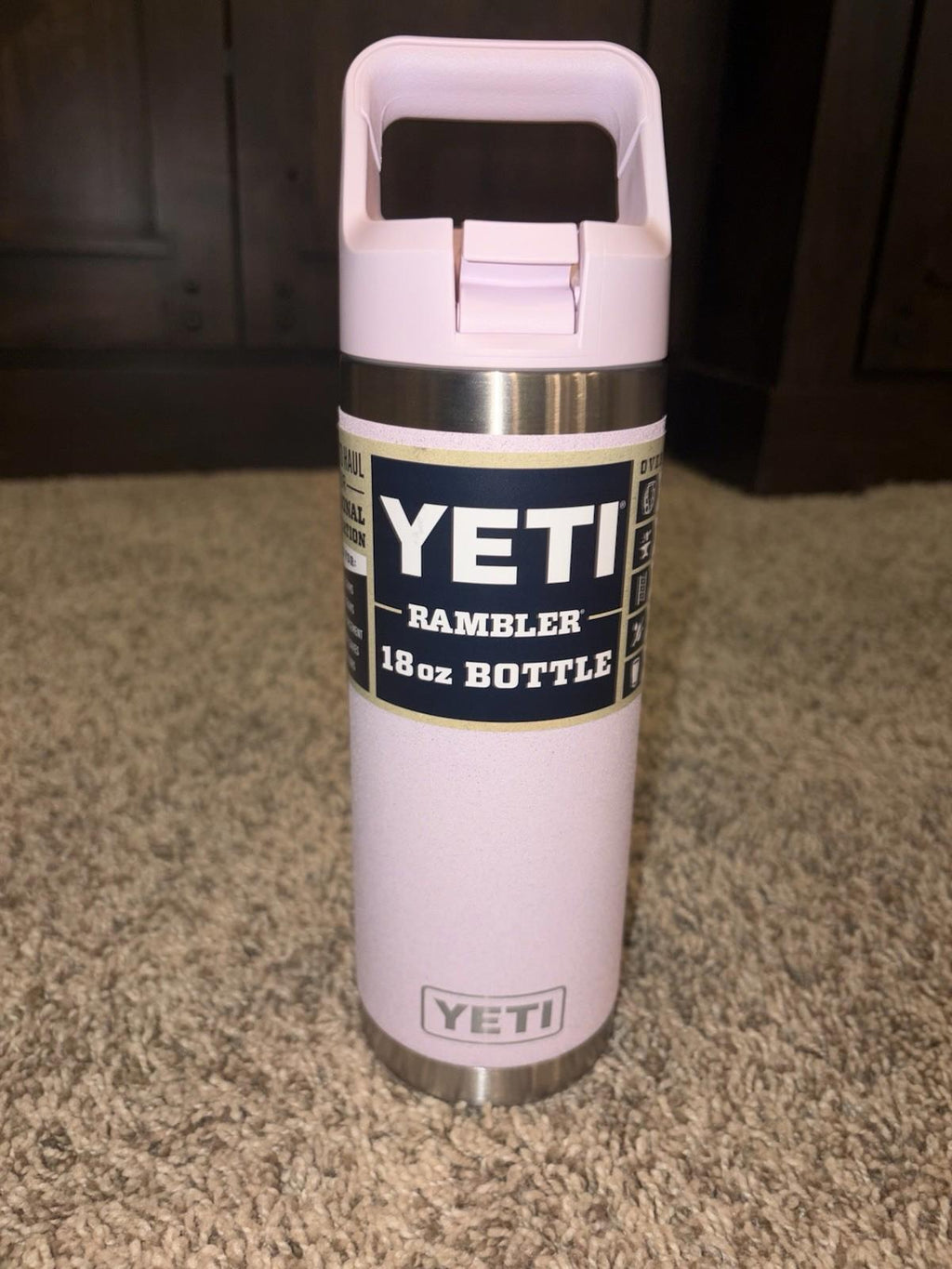 YETI: 'Rambler' 18 oz Vacuum Insulated Bottle (Pink) BRAND NEW RARE